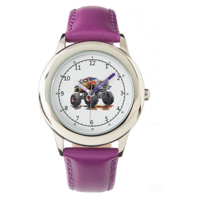 Reloj De Pulsera Monster Truck Kids Watch (Anverso)