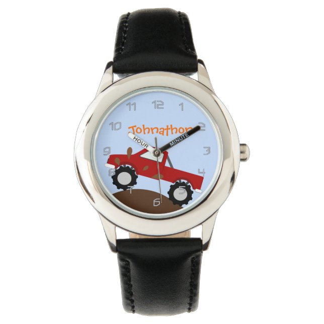 Reloj De Pulsera Monster Truck Personalizado (Anverso)