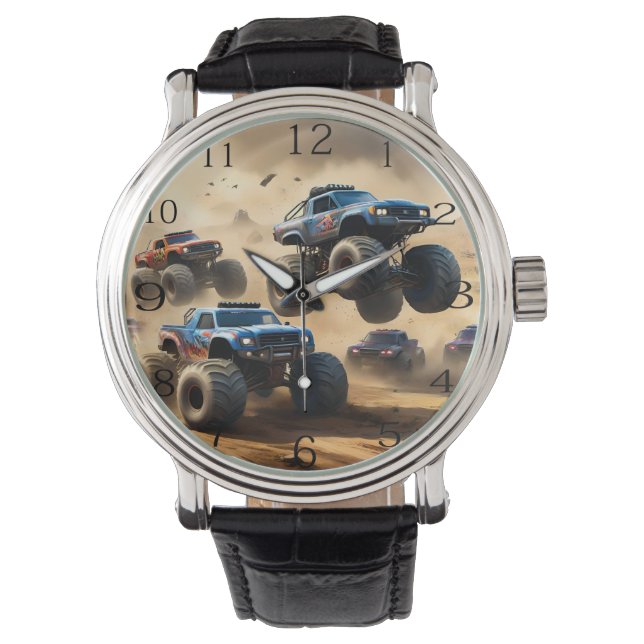 Reloj De Pulsera Monster Trucks Mayhem, (Anverso)