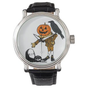 Reloj De Pulsera Monstruo de calabaza de Halloween