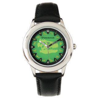 Reloj De Pulsera Monstruo Green Dinosaur Watch