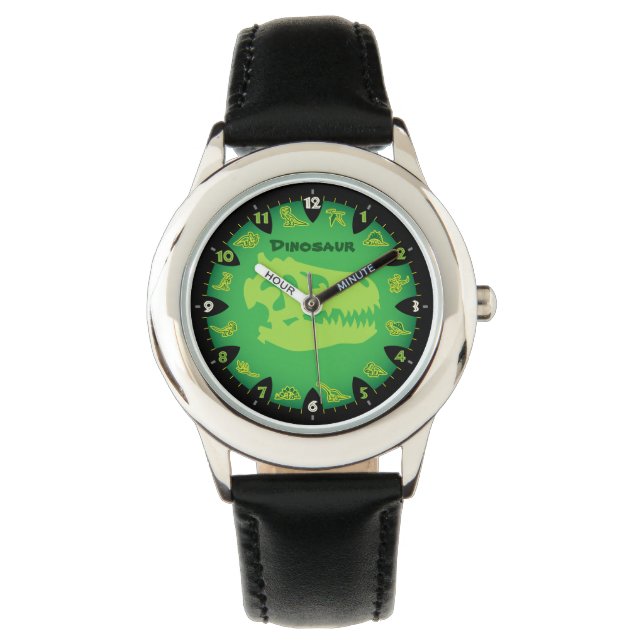 Reloj De Pulsera Monstruo Green Dinosaur Watch (Anverso)
