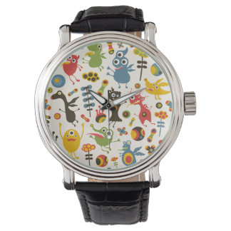 Reloj De Pulsera Monstruos felices