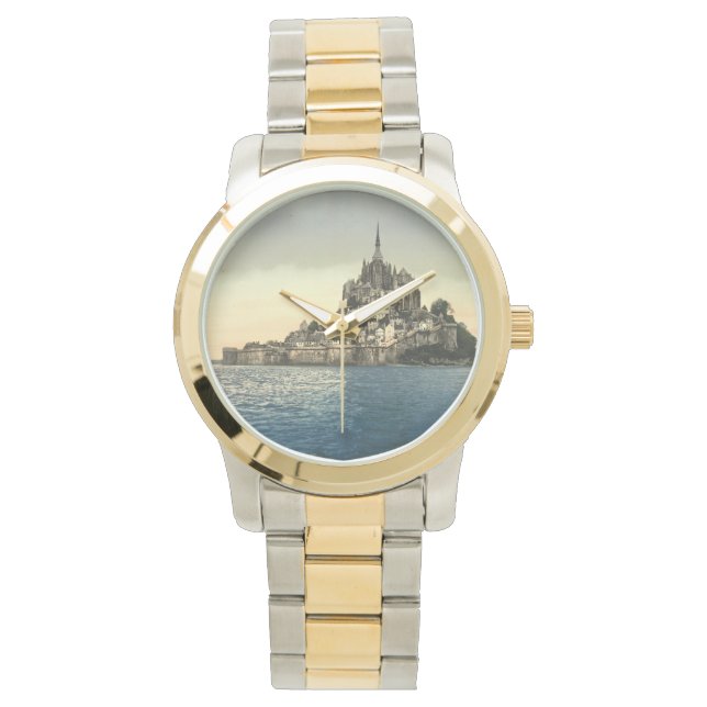 Reloj De Pulsera Mont St Michel II, Normandía, Francia (Anverso)