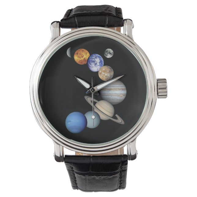 Reloj De Pulsera Montaje del sistema solar (Anverso)