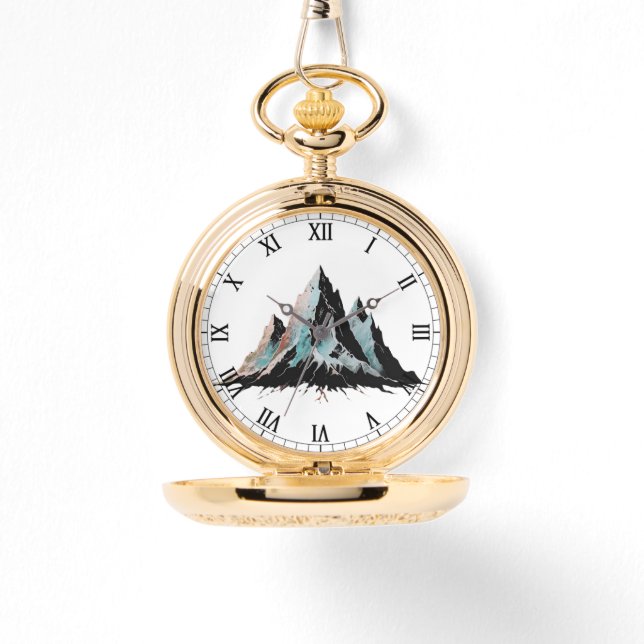 Reloj De Pulsera Montaña cubierta de hielo (Anverso)