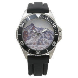 Reloj De Pulsera Montaña de los humedales (Paisaje de invierno neva