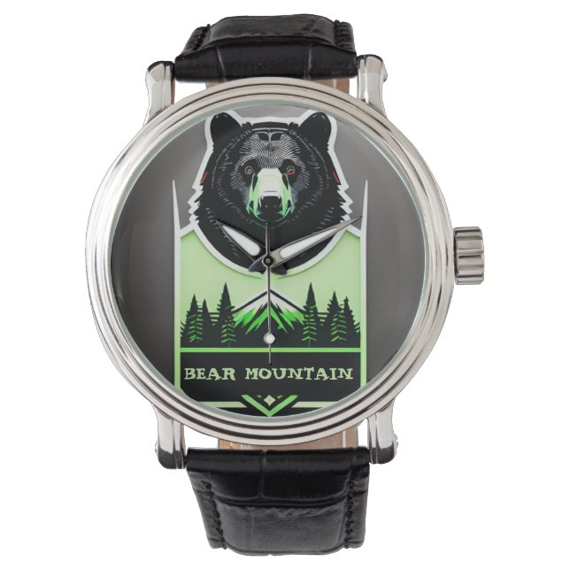 Reloj De Pulsera Montaña del oso (Anverso)