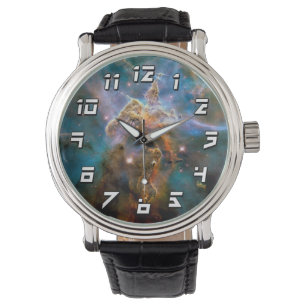 Reloj De Pulsera Montaña Mística Nebulosa Carina Foto Espacial Hubb