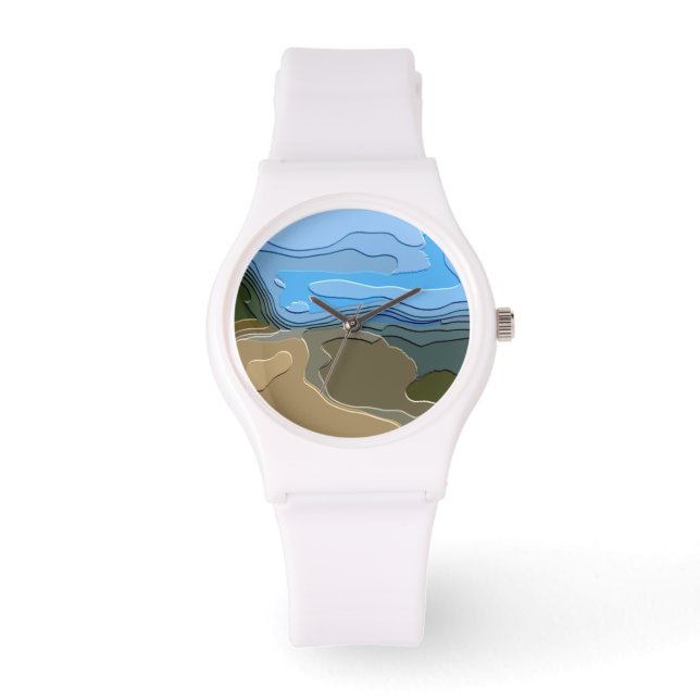 RELOJ DE PULSERA MONTAÑAS (Anverso)