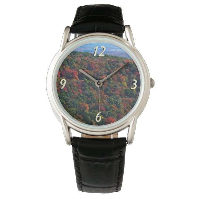 Reloj De Pulsera Montañas Apalaches en otoño (Anverso)