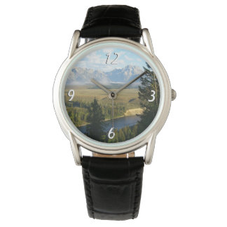 Reloj De Pulsera Montañas Jackson Hole y río