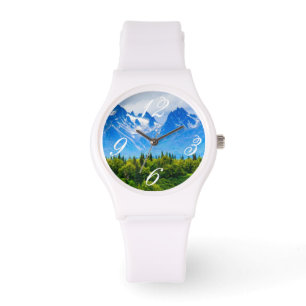Reloj De Pulsera Montañas majestuosas de Alaska