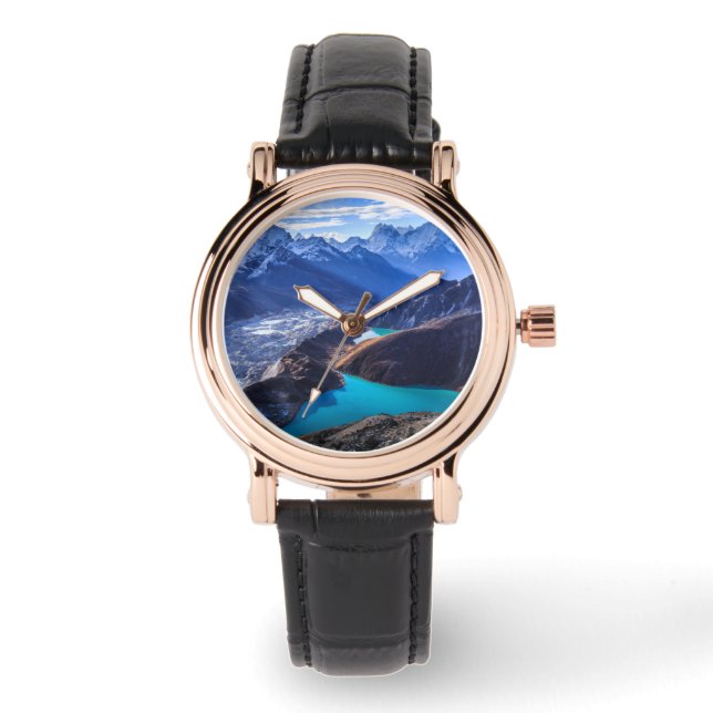 Reloj De Pulsera Montañas | Montañas Himalaya, Perú (Anverso)