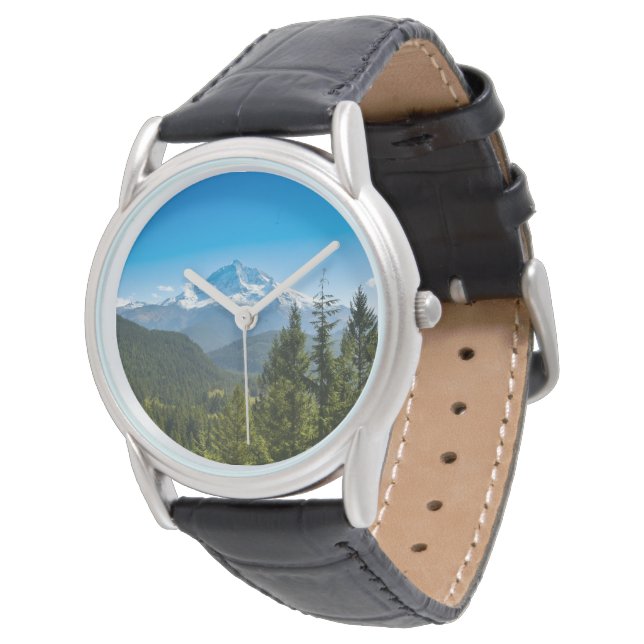 Reloj De Pulsera Montañas | Monte Hood Oregon (Angular)