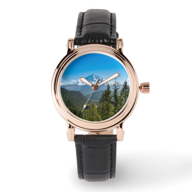 Reloj De Pulsera Montañas | Monte Hood Oregon (Anverso)