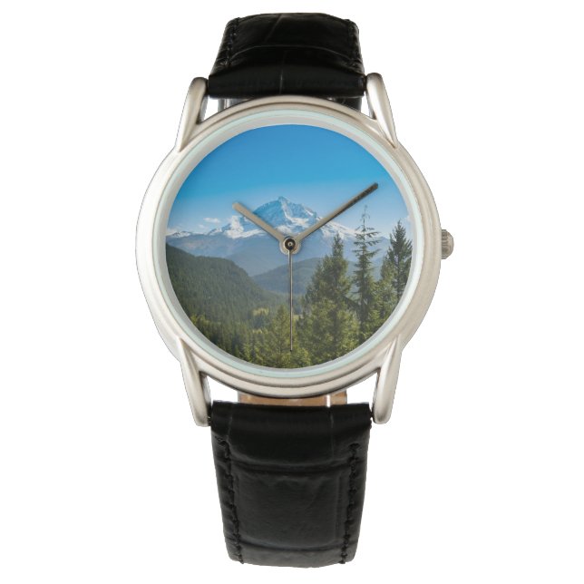 Reloj De Pulsera Montañas | Monte Hood Oregon (Anverso)