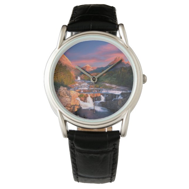 Reloj De Pulsera Montañas | Parque nacional Glacier, Montana (Anverso)