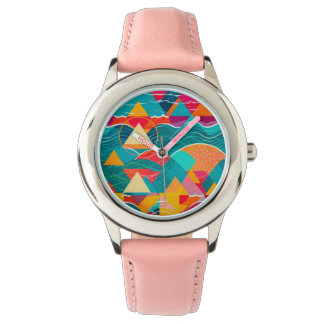 Reloj De Pulsera Montañas y río abstractos