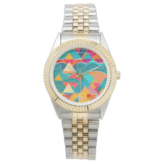 Reloj De Pulsera Montañas y río abstractos