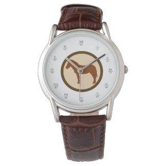 Reloj De Pulsera Montre classique GEEKLEY marron & beige