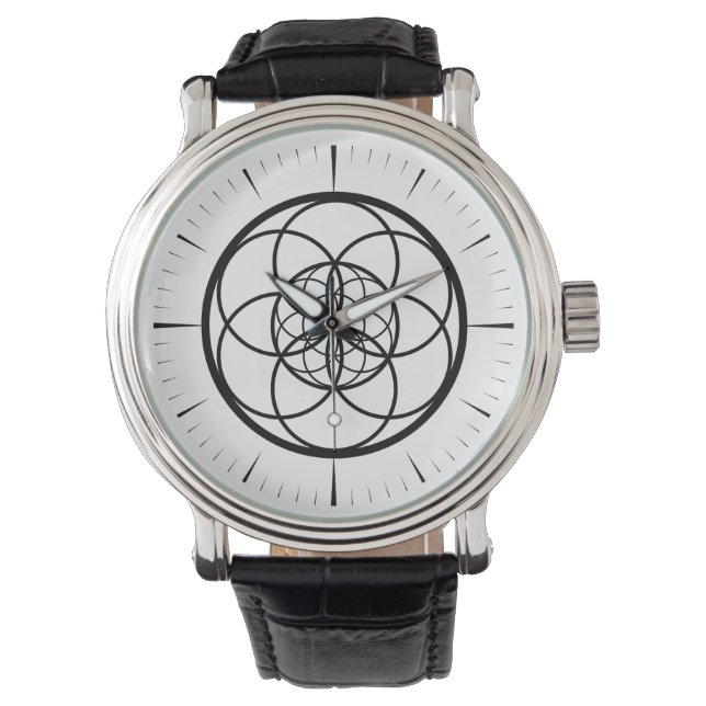 Reloj De Pulsera montre fleur de vie (Anverso)