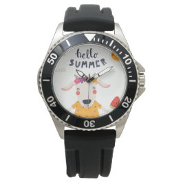 Reloj De Pulsera Montre Hello summer Protège couronne
