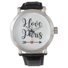 Reloj De Pulsera Montre I love Paris