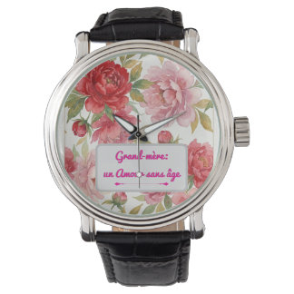 Reloj De Pulsera montre Pivoines