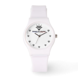 Reloj De Pulsera Montre Silicone Diamant Noir Detailing