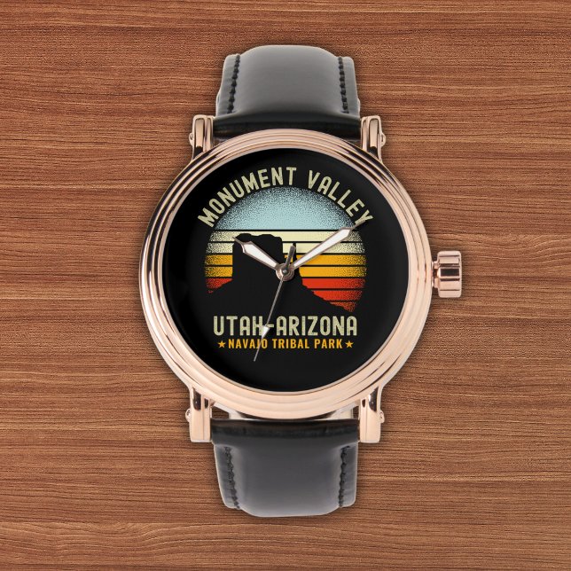 Reloj De Pulsera Monument Valley Vintage Landscape Utah  (Subido por el creador)