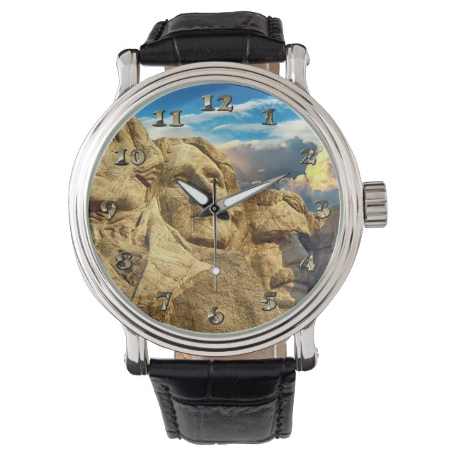Reloj De Pulsera Monumento presidencial de Mount Rushmore (Anverso)