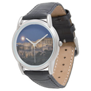 Reloj De Pulsera Monumentos El Partenón Atenas, Grecia