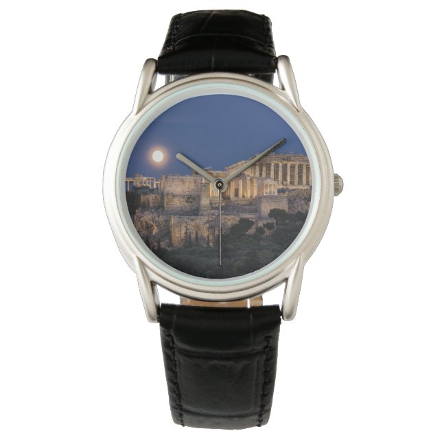 Reloj De Pulsera Monumentos | El Partenón Atenas, Grecia (Anverso)