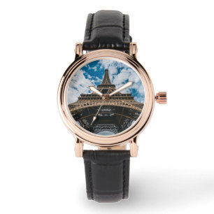 Reloj De Pulsera Monumentos Mirando hacia la Torre Eiffel