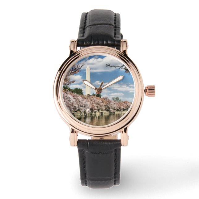 Reloj De Pulsera Monumentos | Monumento conmemorativo a Washington (Anverso)