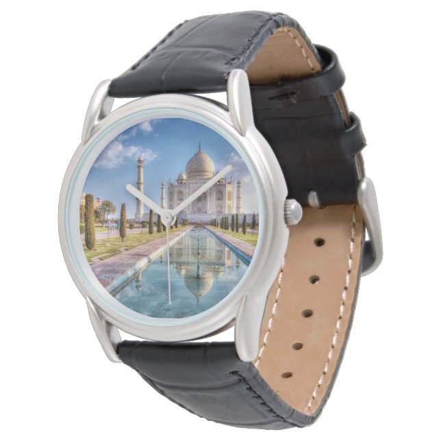 Reloj De Pulsera Monumentos | Taj Mahal Sunrise (Angular)