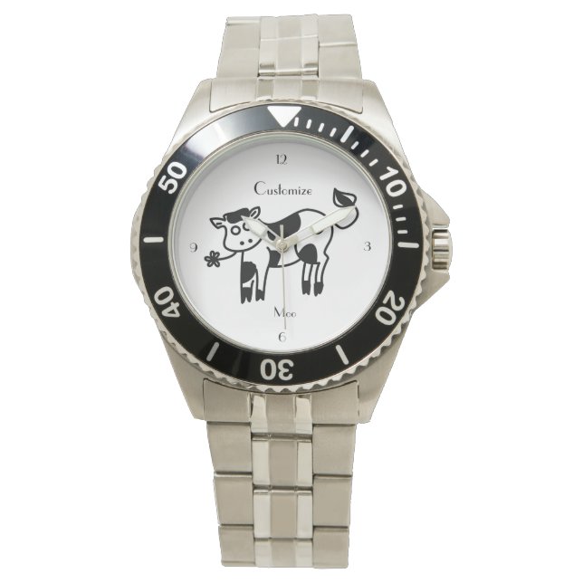Reloj De Pulsera Moo Cow Thunder_Cove (Anverso)