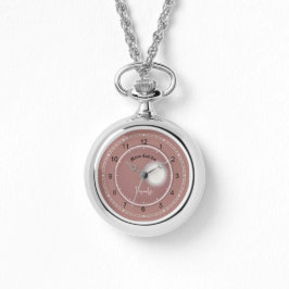 Reloj De Pulsera Moon Catcher Dusky Collar Rosa Cute