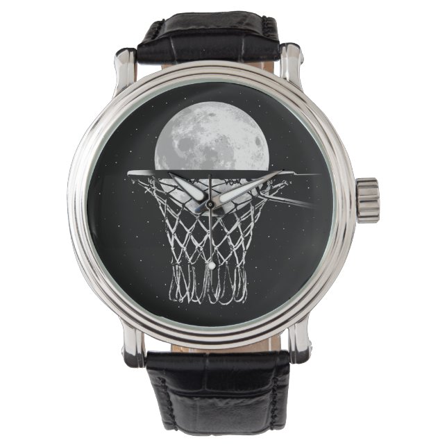 Reloj De Pulsera Moon de baloncesto (Anverso)