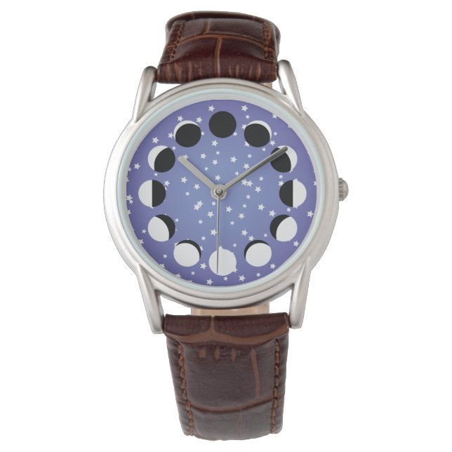 Reloj De Pulsera Moon Phase Watch con estrellas (Anverso)