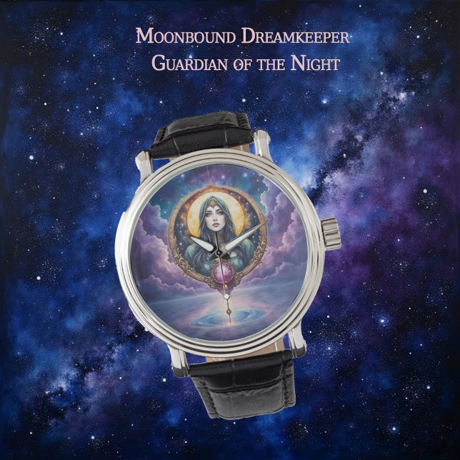 Reloj De Pulsera Moonbound Dreamkeeper – Guardian of the Night.   (Subido por el creador)