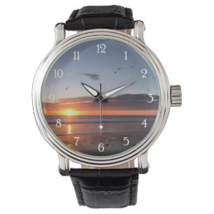 Reloj De Pulsera Moonlight Beach Sunset