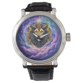 Reloj De Pulsera Moonlit Guardians – Cosmic lion.