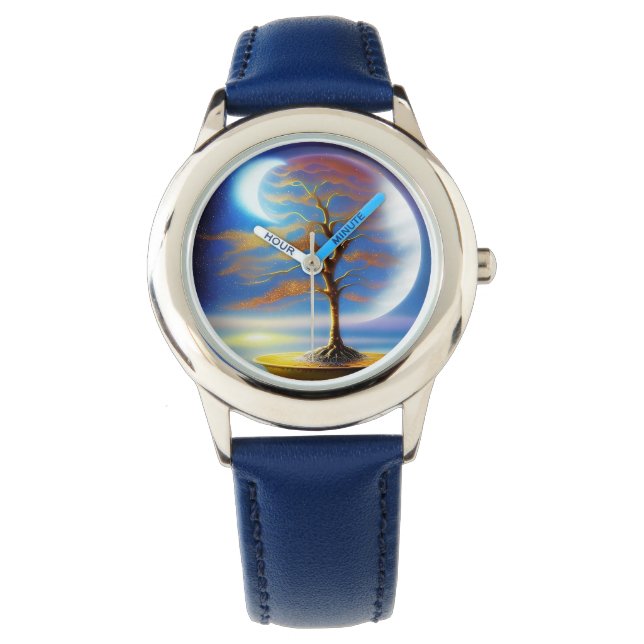 Reloj De Pulsera Moonscape bonsai (Anverso)