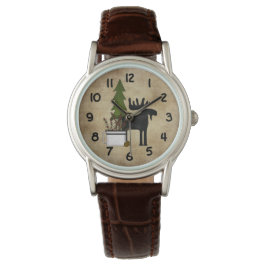 Reloj De Pulsera Moose de la silueta rústica
