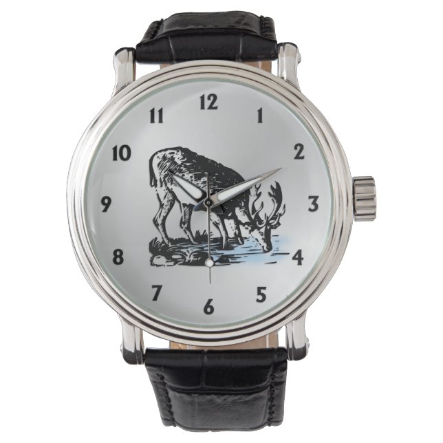 Reloj De Pulsera Moose in Stream (Anverso)