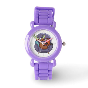 Reloj De Pulsera Moose leyendo un libro en un sofá  elegir color d