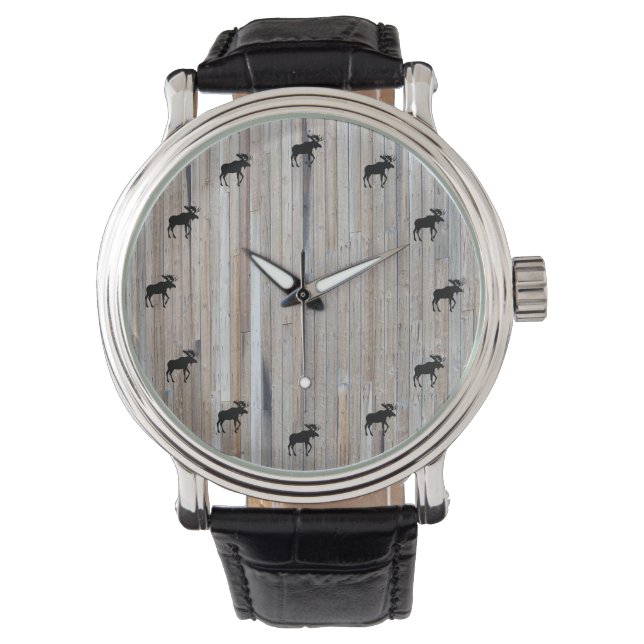 Reloj De Pulsera Moose Silhouette Watch de Leslie Harlow 600 (Anverso)