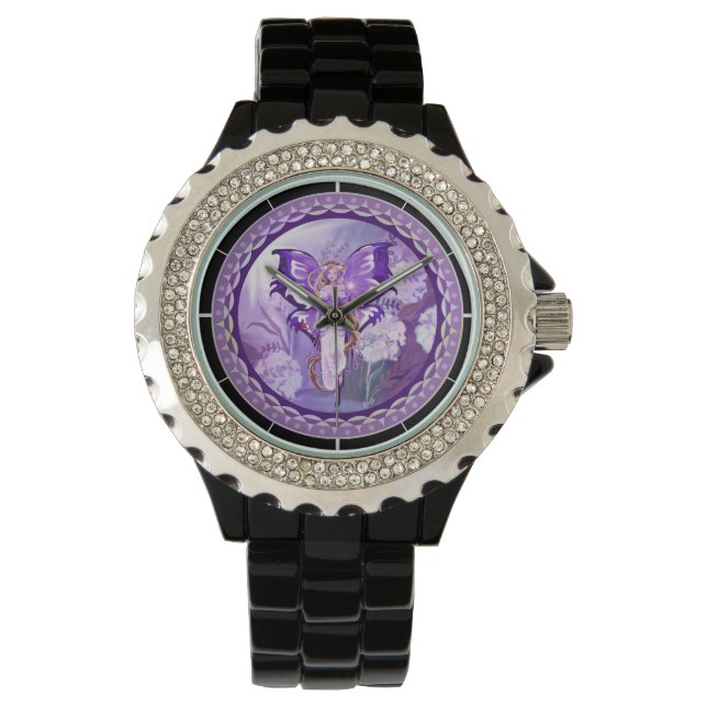 Reloj De Pulsera Morado sun Fairy Watch (Anverso)